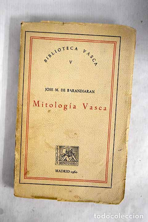 Livros em segunda m&atilde;o: Mitologia vasca: Barandiar&aacute;n, Jos&eacute; Miguel de.- Barandiar&aacute;n, Jos&eacute; Miguel de