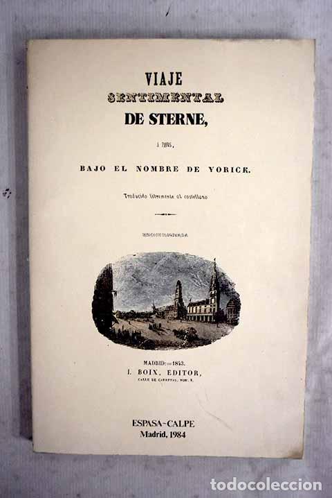 Livres: Viaje sentimental: Sterne, Laurence.- Sterne, Laurence