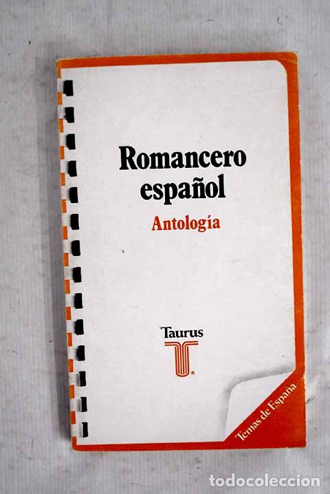 Livres: Romancero espa&ntilde;ol: (antolog&iacute;a)