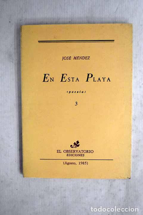 B&uuml;cher: En esta playa: M&eacute;ndez, Jos&eacute;.- M&eacute;ndez, Jos&eacute;