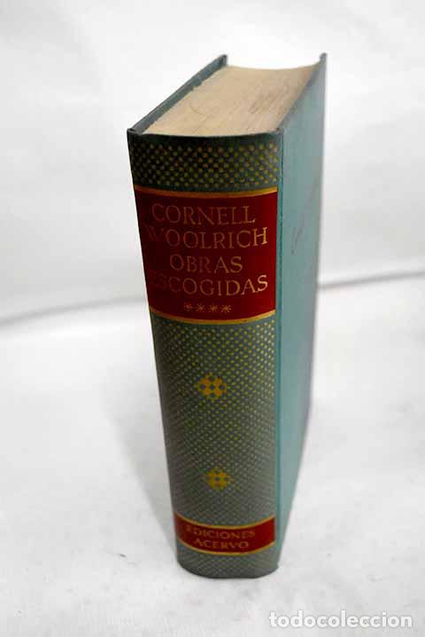 Livres: Obras escogidas, tomo IV.- Woolrich, Cornell