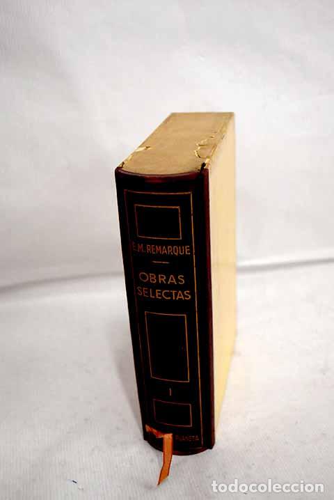 Livres: Obras selectas, tomo I.- Remarque, Erich Maria
