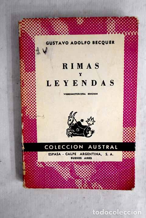 Libros: Rimas y Leyendas: B&eacute;cquer, Gustavo Adolfo.- B&eacute;cquer, Gustavo Adolfo