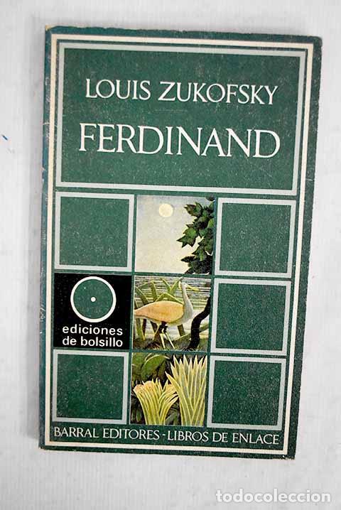 B&uuml;cher: Ferdinand: Zukofsky, Louis.- Zukofsky, Louis