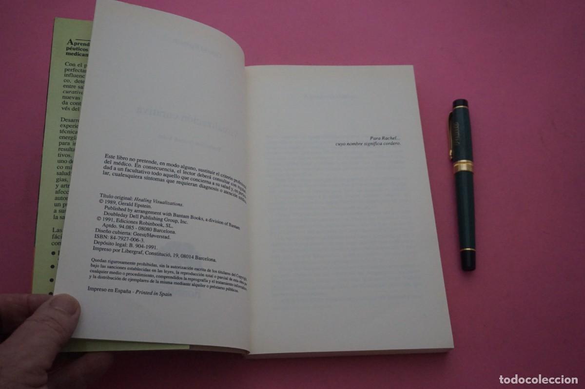 Libros: AMF-11F/ VISUALIZACION CURATIVA - GERALD EPSTEIN / ROBINBOOK - Foto 3