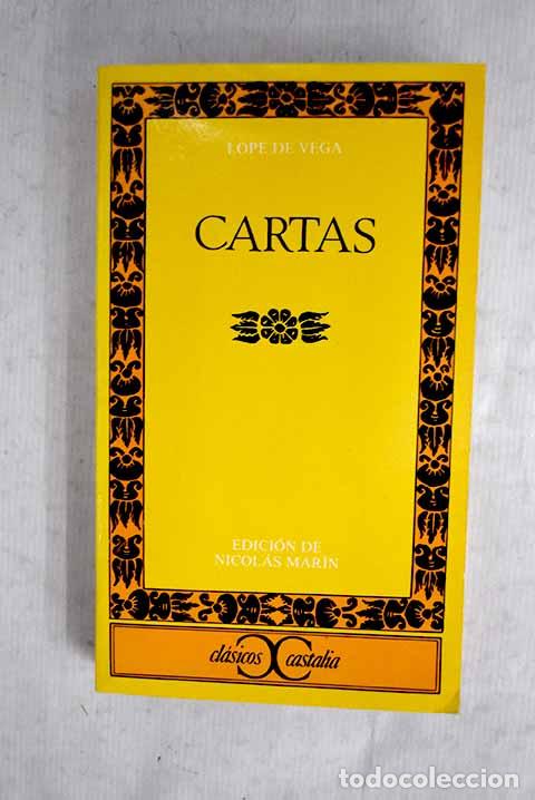 Libros: Cartas: Vega, Lope de.- Vega, Lope de