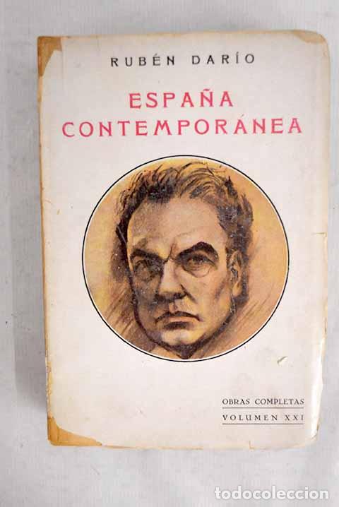 Libros: Espa&ntilde;a contempor&aacute;nea.- Dar&iacute;o, Rub&eacute;n