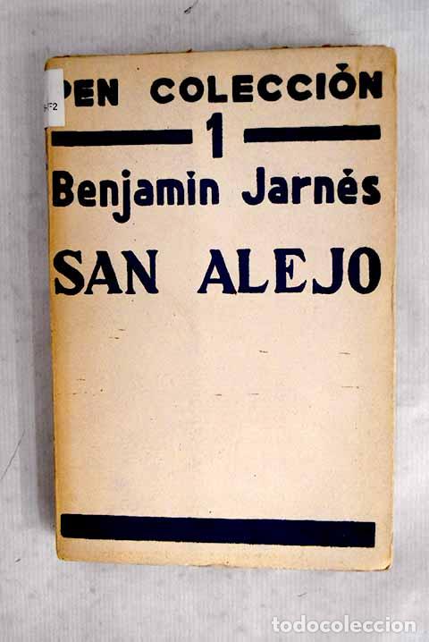 Libros: San Alejo: Jarn&eacute;s, Benjam&iacute;n.- Jarn&eacute;s, Benjam&iacute;n