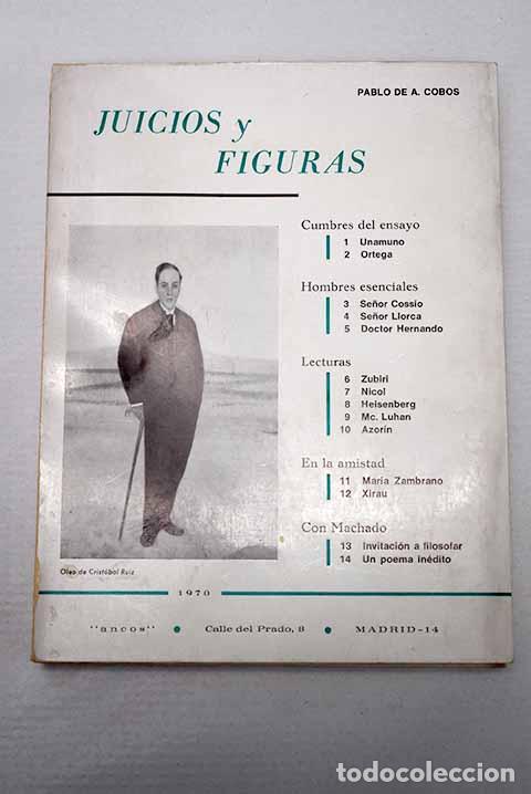 Libros: Juicios y figuras: Cobos, Pablo de A..- Cobos, Pablo de A.