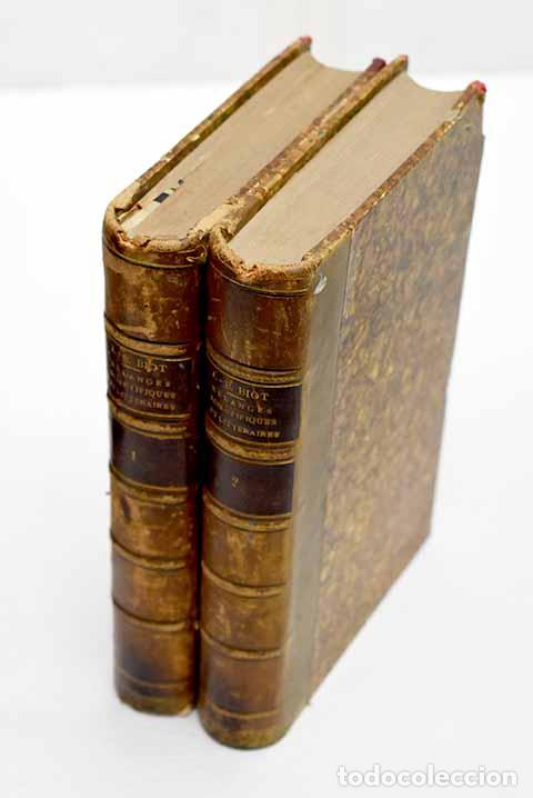 books: M&eacute;langes scientifiques et litt&eacute;raires.- Biot, J. B.