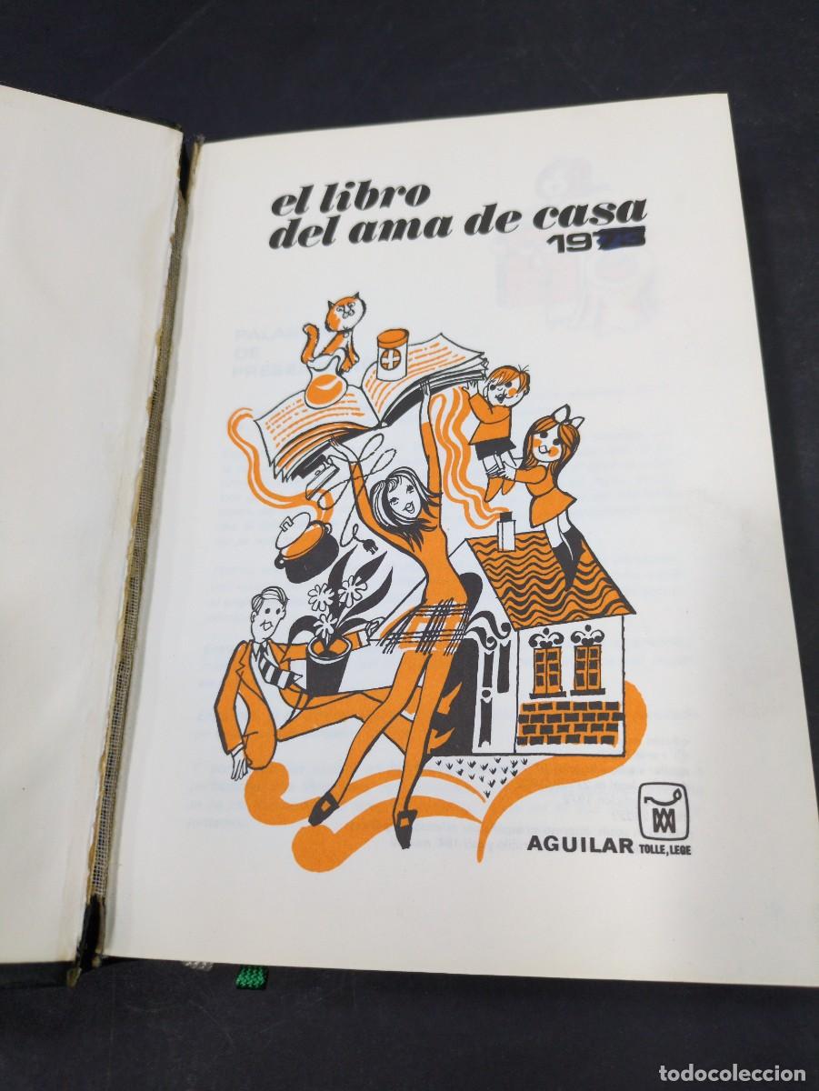 Libros: el libro del ama de casa 1973 aguilar en piel - Foto 4
