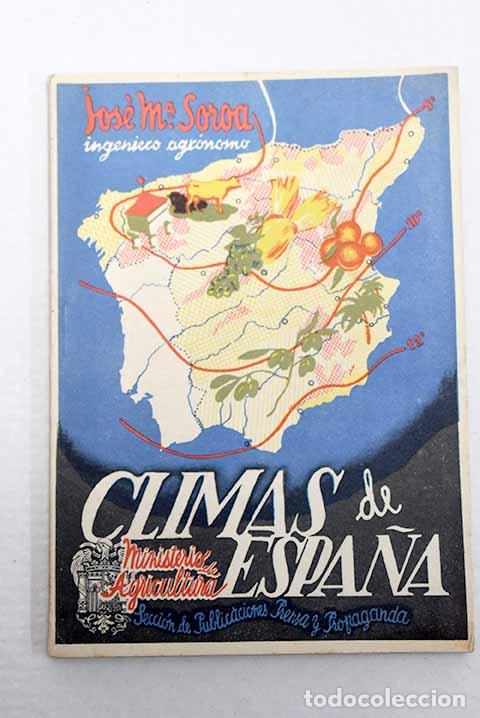 B&uuml;cher: Los climas de Espa&ntilde;a.- Soroa y Pineda, Jos&eacute; Mar&iacute;a de