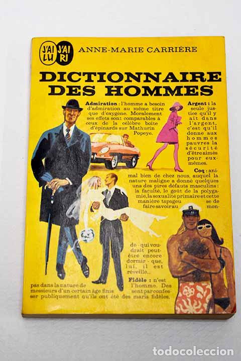 B&uuml;cher: Dictionnaire des hommes.- Carriere, Anne M.