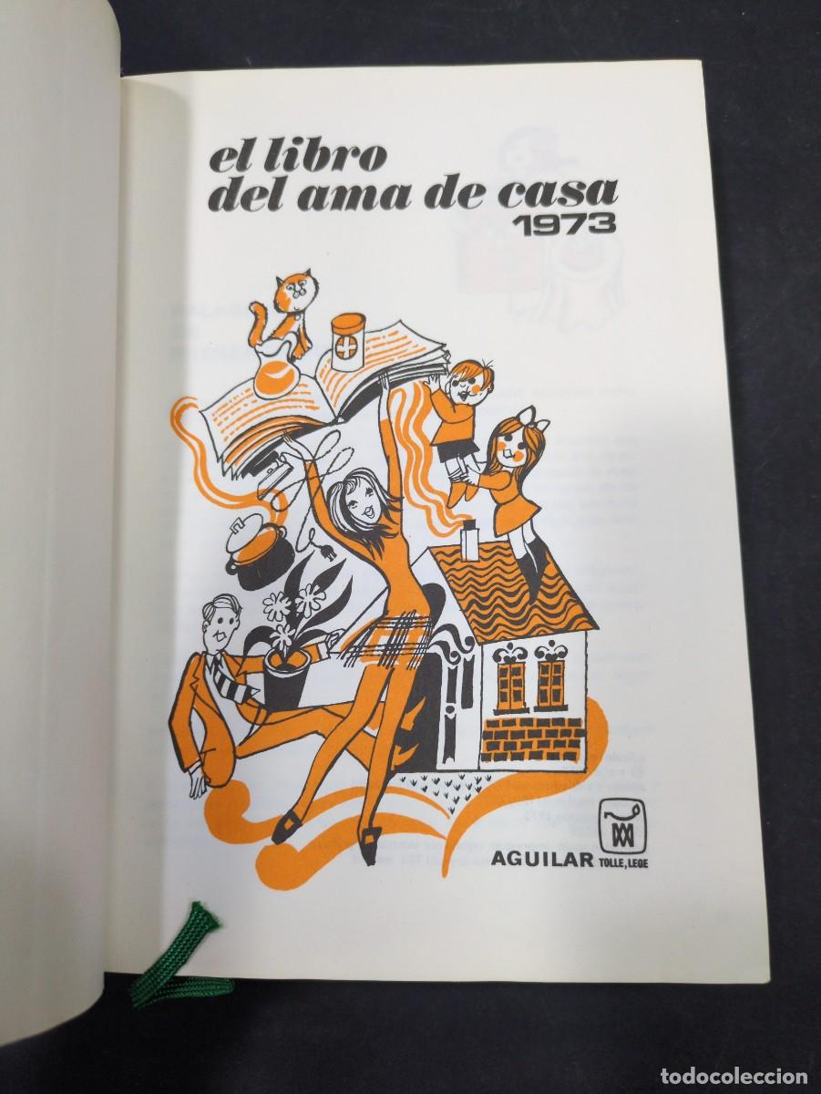 Libros: el libro del ama de casa 1973 aguilar en piel - Foto 4