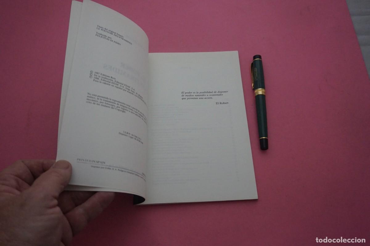 Libros: AMF-33A/ EL PODER DE LAS PIRAMIDES - ANNIE HASCH / LA TABLA DE ESMERALDA EDITOR - Foto 3