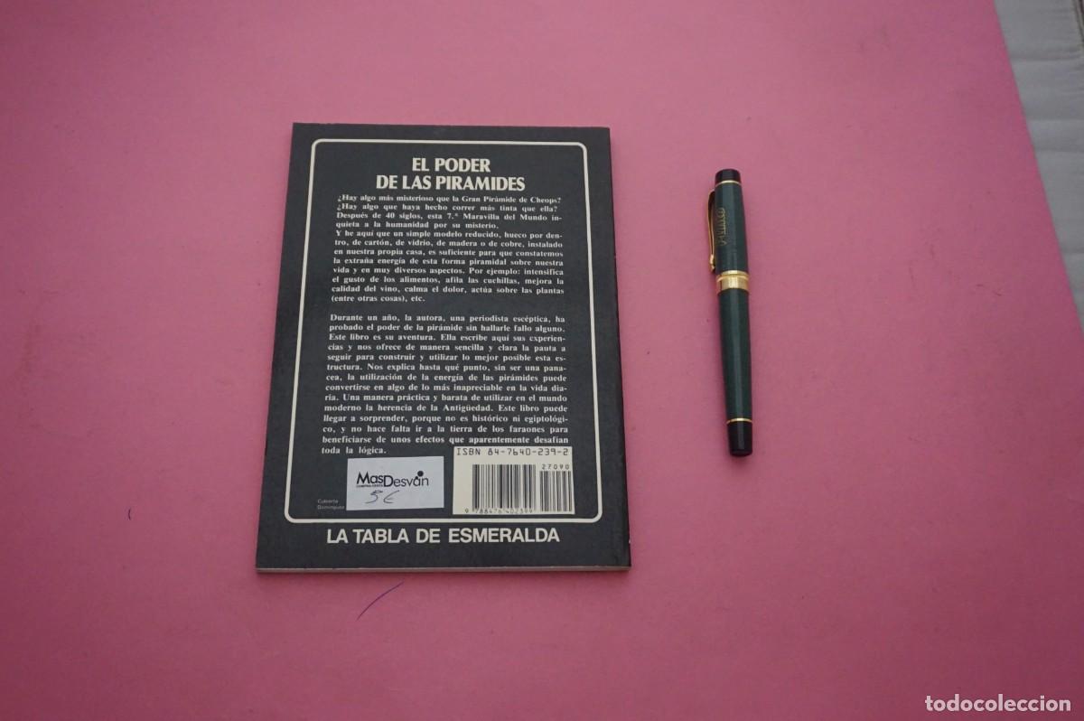 Libros: AMF-33A/ EL PODER DE LAS PIRAMIDES - ANNIE HASCH / LA TABLA DE ESMERALDA EDITOR - Foto 5