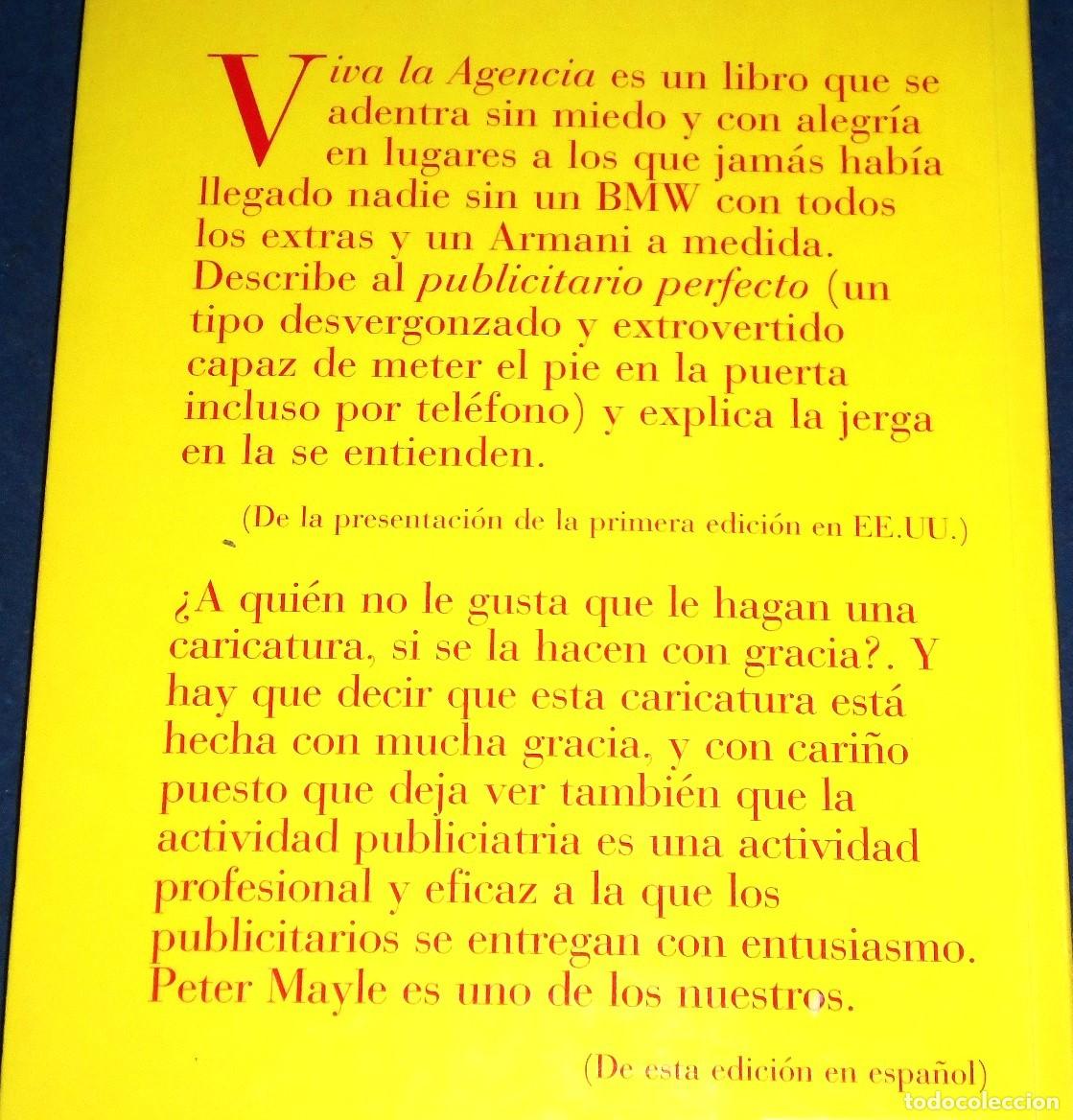 Libros: Libro VIVA LA AGENCIA, de Peter Mayle - Foto 2