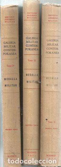 B&uuml;cher: GALERIA MILITAR CONTEMPORANEA TomoII-1&ordf;,2&ordf;,3&ordf; PARTE - S/A