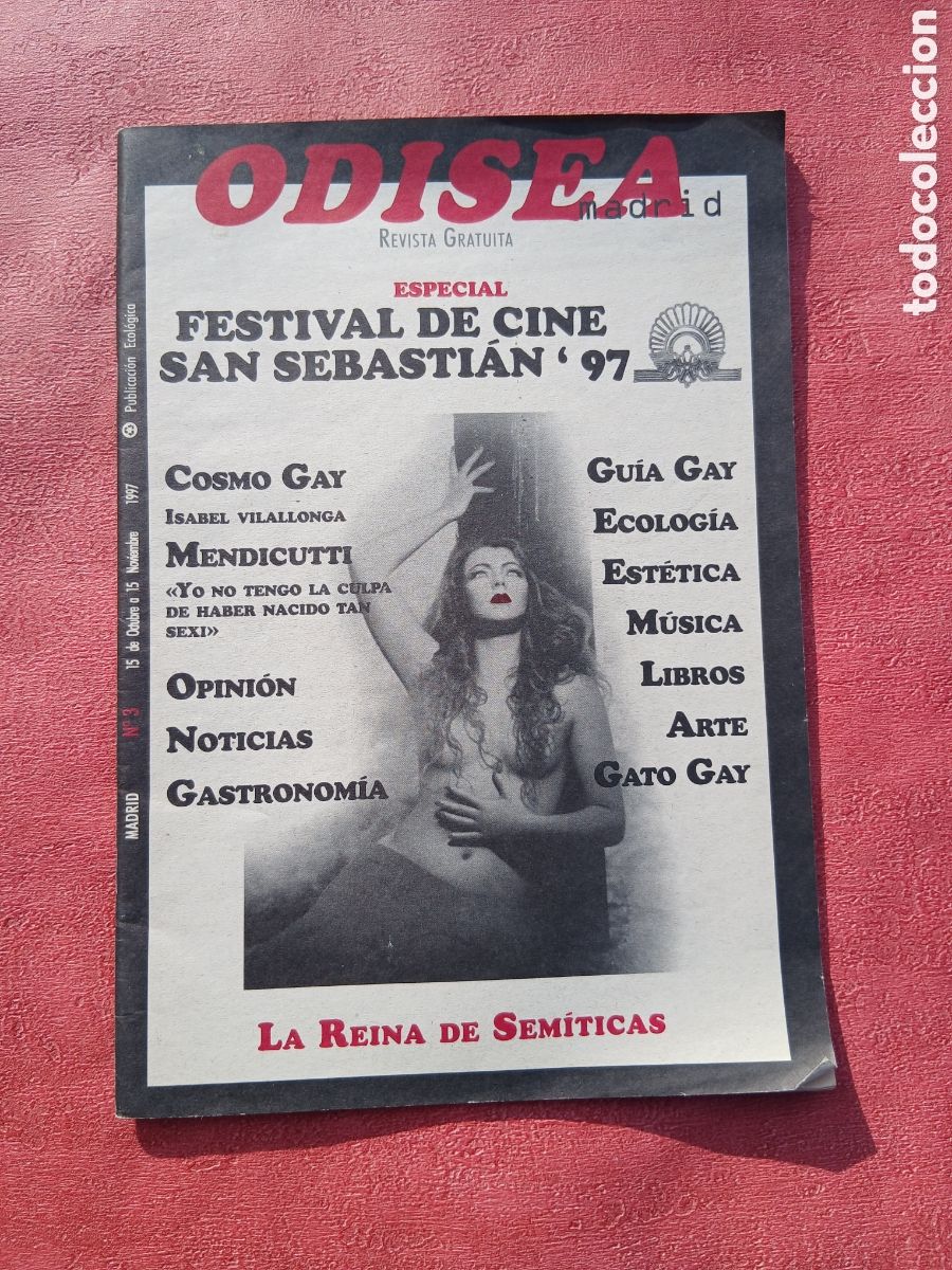 Libros: Odisea Madrid n&ordm;3. Revista gay. 1997.
