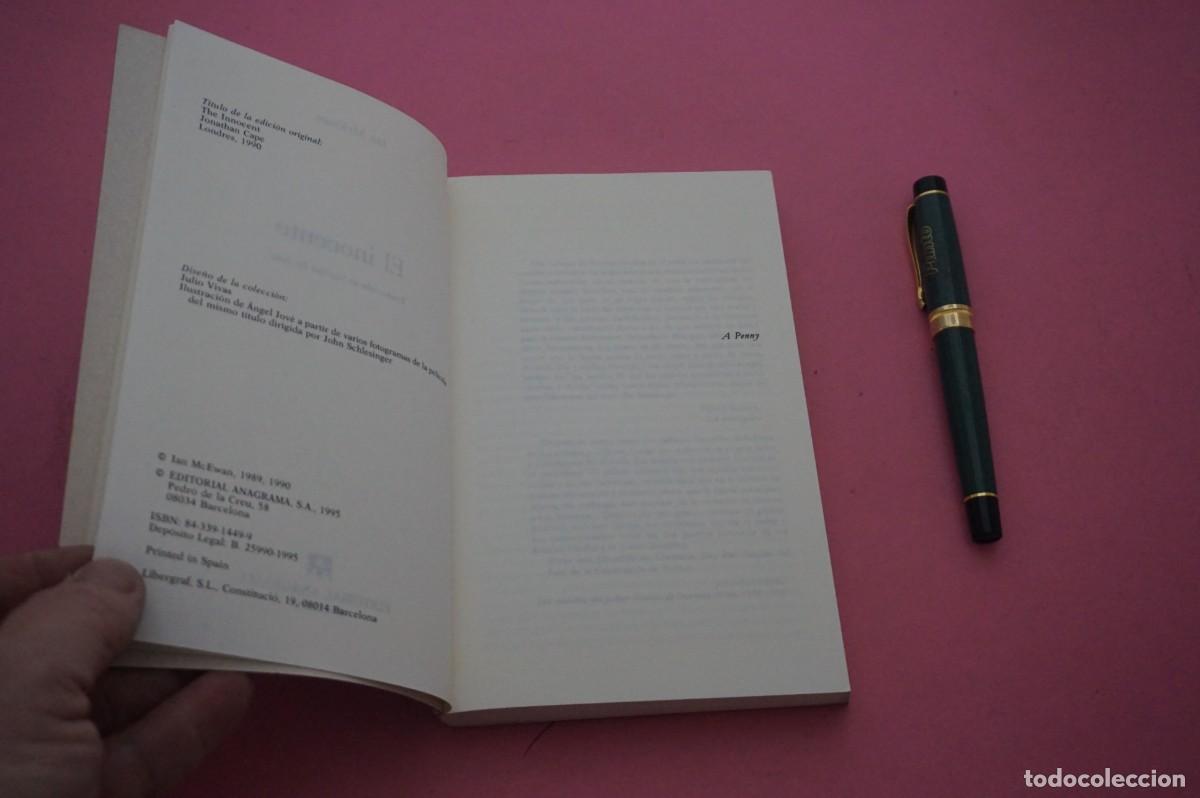 Libros: AMF-33B/ EL INOCENTE - IAN MCEWAN / EDITORIAL ANAGRAMA - Foto 3