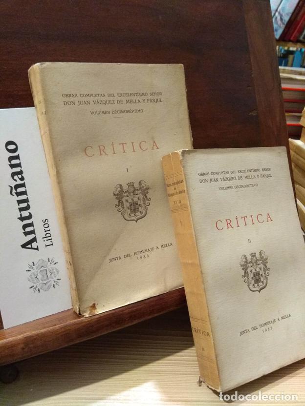 Libros: Cr&iacute;tica (dos tomos)