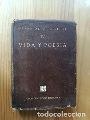 Libros: VIDA Y POES&Iacute;A - WILHELM DILTHEY - Foto 5