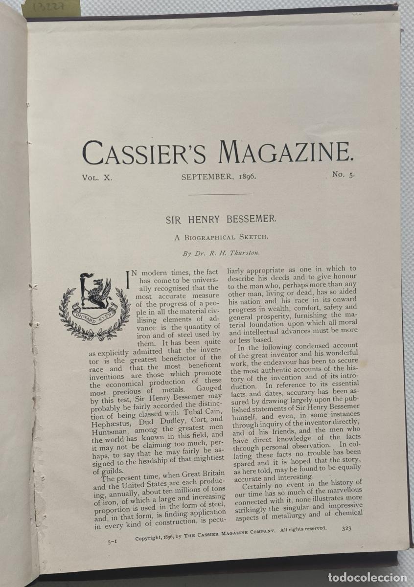 books: Cassier's Magazine: Engineering Illustrated (Vol. X, No. 5) - Louis Cassier