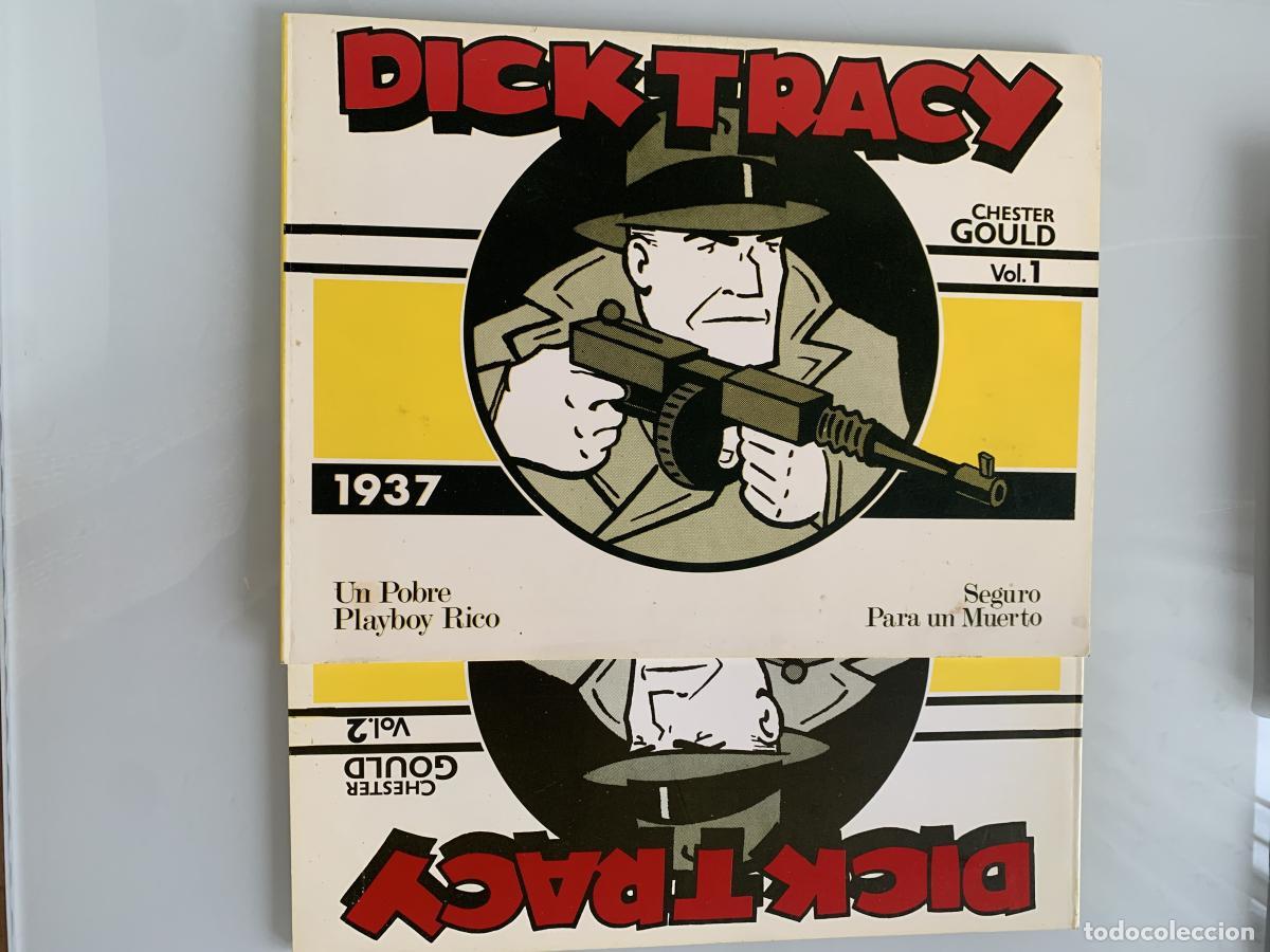 Libros: DICK TRACY: *UN POBRE PLAYBOY RICO *SEGURO PARA UN MUERTO (2 tomos) - Chester Gould