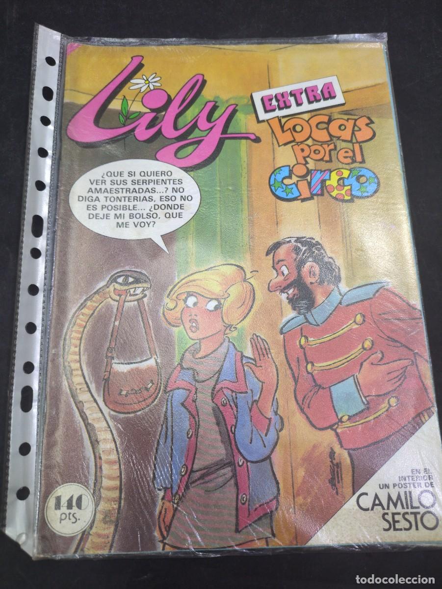 Libros: Lily Extra Locas por el Circo 1985.Bruguera con poster Camilo Sesto