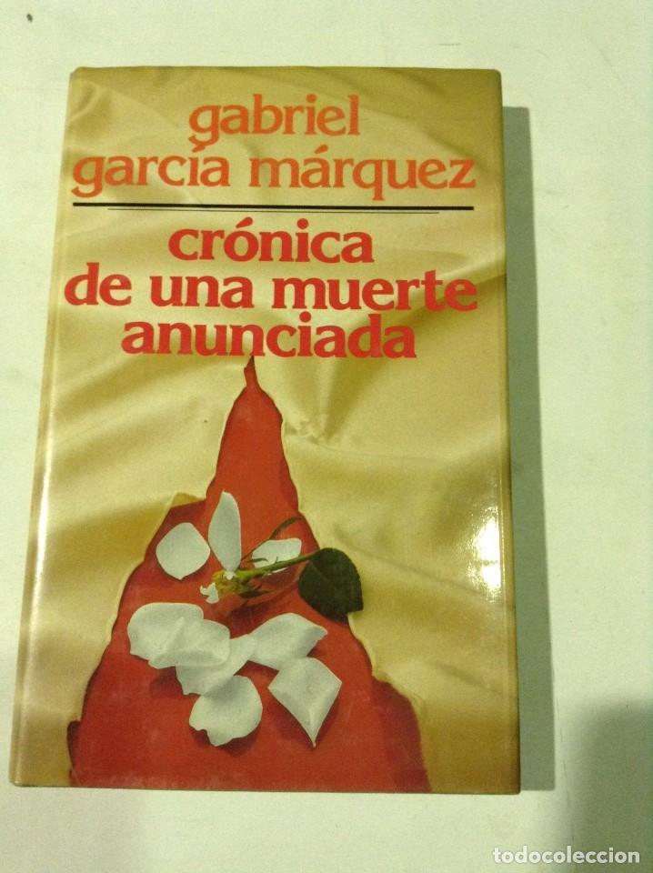 Libros: cronica muerte anunciada - gabriel garcia marquez - tdk186 -