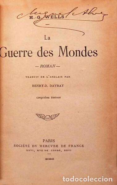 B&uuml;cher: WELLS. (Herbert George) - LA GUERRE DES MONDES. [5.&ordf; EDI&Ccedil;&Atilde;O]