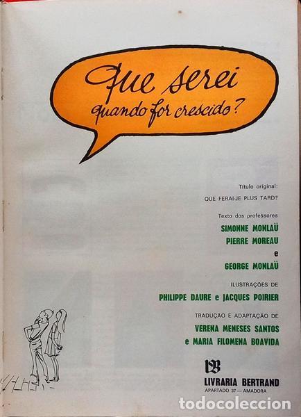 B&uuml;cher: MONLA&Uuml;. (Simonne), Pierre Moreau e Georges Monla&uuml;. - QUE SEREI QUANDO FOR CRESCIDO?