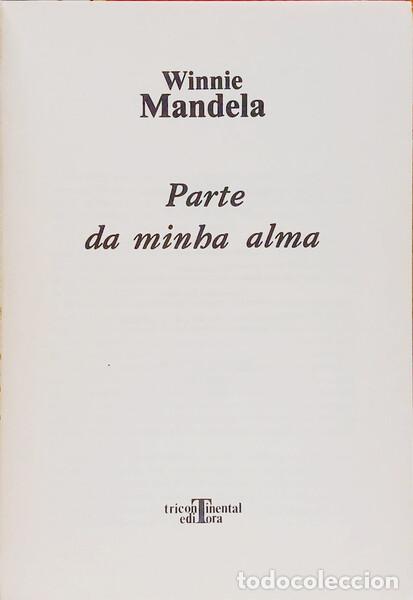 Libros: MANDELA. (Winnie) - PARTE DA MINHA ALMA. - Foto 2