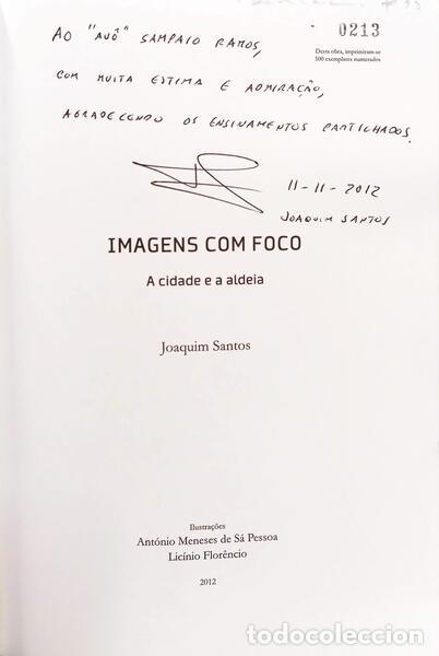 Libros: SANTOS. (Joaquim) - IMAGENS COM FOCO, A CIDADE E A ALDEIA. - Foto 2