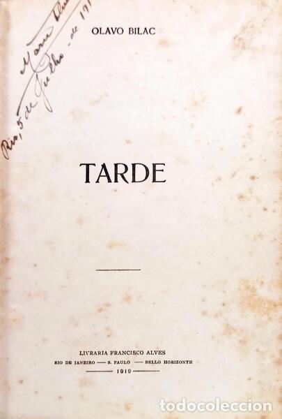 Libros: BILAC. (Olavo) - TARDE. - Foto 1