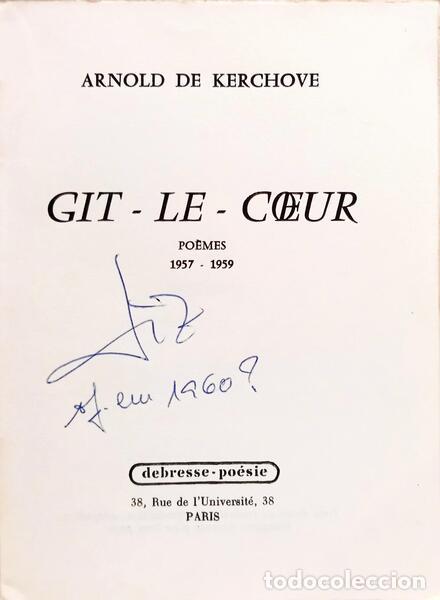 Libros: KERCHOVE. (Arnold de) - GIL - LE- COEUR. - Foto 2