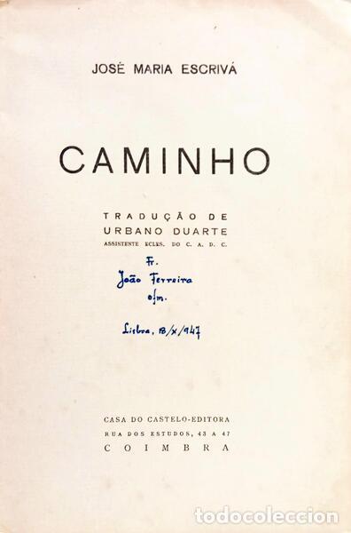 Libros: ESCRIV&Aacute;. (Jos&eacute; Maria) - CAMINHO. - Foto 2
