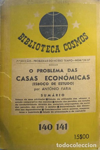 Libri di seconda mano: FARIA. (Ant&oacute;nio) - O PROBLEMA DAS CASAS ECON&Oacute;MICAS.
