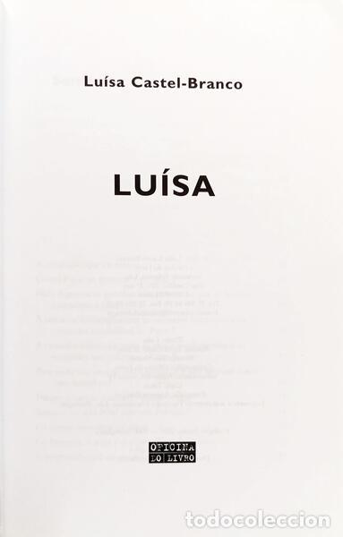 Libros: CASTEL-BRANCO. (Lu&iacute;sa) - LU&Iacute;SA. - Foto 2