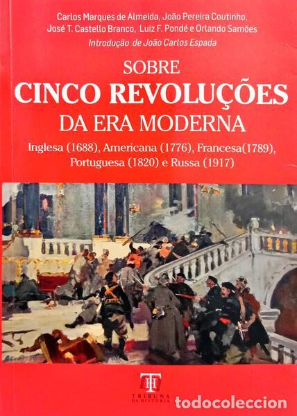 Libri di seconda mano: MARQUES DE ALMEIDA. (Carlos) et al. - SOBRE CINCO REVOLU&Ccedil;&Otilde;ES DA ERA MODERNA.