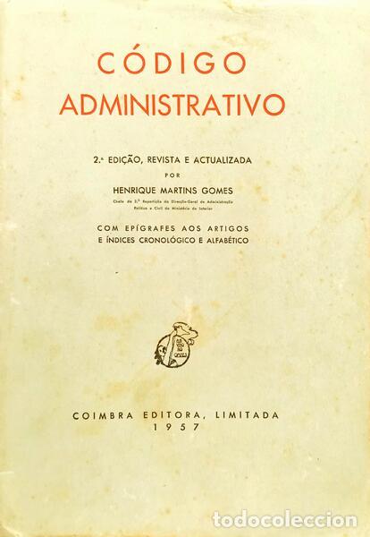 B&uuml;cher: MARTINS GOMES. (Henrique) - C&Oacute;DIGO ADMINISTRATIVO. [2.&ordf; EDI&Ccedil;&Atilde;O]