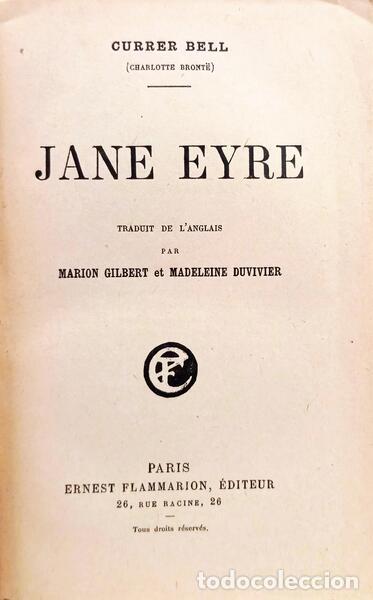 Libros: BRONTE. (Charlotte) - JANE EYRE. - Foto 2