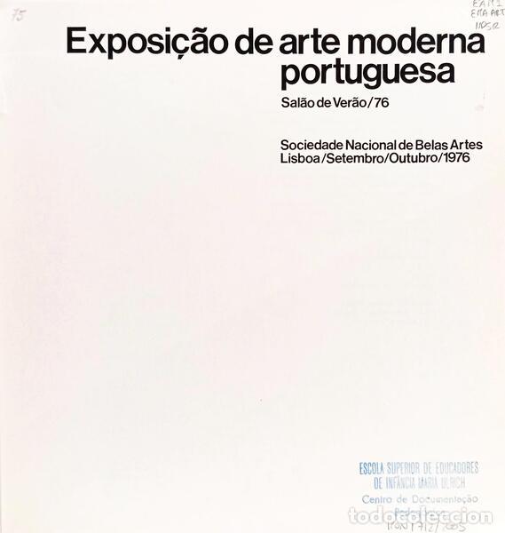 Libros: EXPOSI&Ccedil;&Atilde;O DE ARTE MODERNA PORTUGUESA. - Foto 2