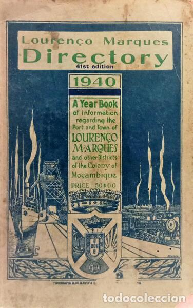 Libros: LOUREN&Ccedil;O MARQUES DIRECTORY, 1940.