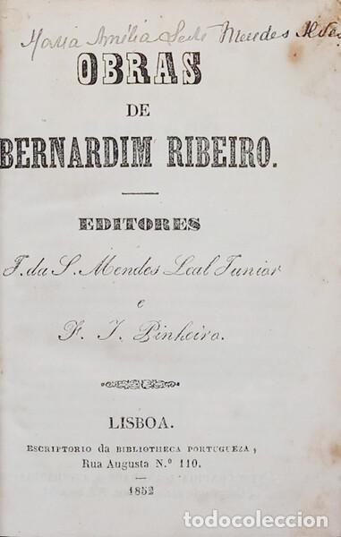 Libros: RIBEIRO. (Bernardim) - OBRAS.