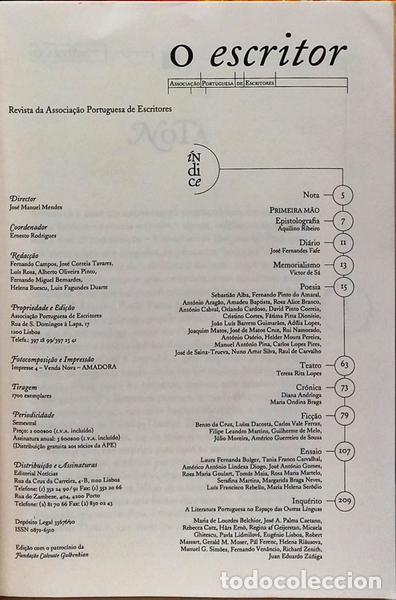 Libros: ESCRITOR (O), N.&ordm; 4, DEZEMBRO 1994. - Foto 2