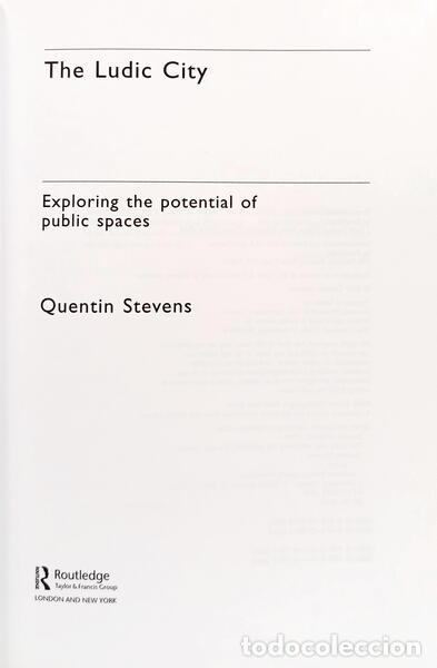 Libros: STEVENS. (Quentin) - THE LUDIC CITY. - Foto 2