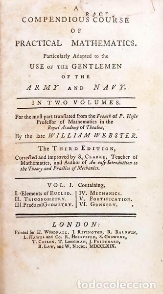 Livres: COMPENDIOUS (A) COURSE OF PRACTICAL MATHEMATICS.