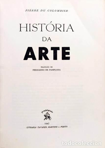 Libros: COLOMBIER. (Pierre du) - HIST&Oacute;RIA DA ARTE. - Foto 2