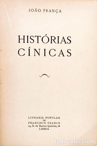 Libros: FRAN&Ccedil;A. (Jo&atilde;o) - HIST&Oacute;RIAS C&Iacute;NICAS. - Foto 2